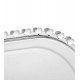 Travessa 24,7x13x2 Cm Oval De Cristal Ecológico Coração